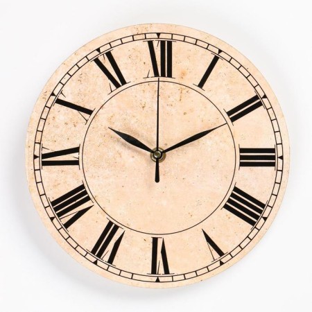 Wall clock, series: interior, discrete move, d-23.5 cm