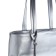 Women's bag with lightning, silver color
