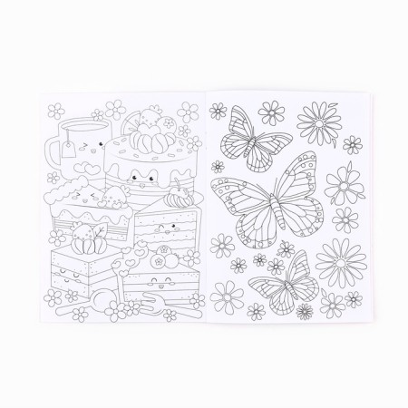 Notepad Coloring Painting 12 sheets, 130x180 "Raccoon"-3