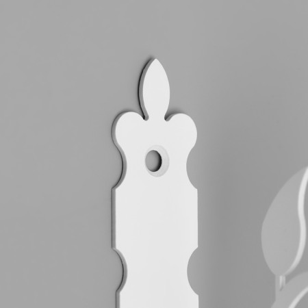 Holder for Kashpo "Owl" White, 26.4x28.6cm-1