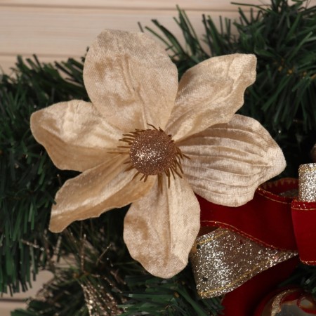 Fir tree decor wall "Golden Magnolia" 60x34 cm-1