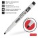 1-2 mm marker, Luxor 120, bullet, black