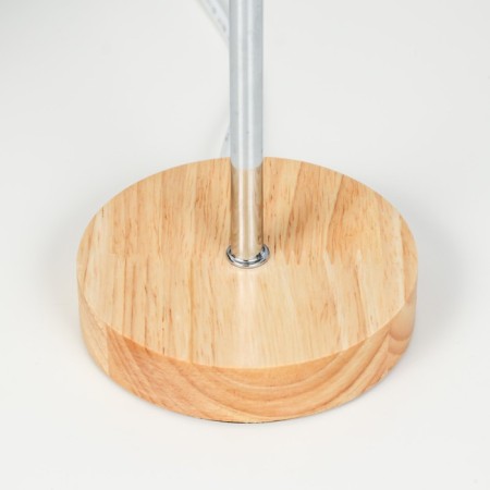 Table lamp 16012/1 E14 40W wood-chrom 12.5x12.5x42 cm-5