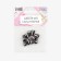 Tip for a cord, d = 4 mm, 12 × 8 mm, 10 pcs, black nickel color