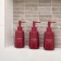 Magma liquid soap dispenser. Moroshka, 7x7x17.8 cm, red color