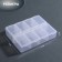 Organizer for decor, 8 sections, size 11 × 9 × 2.8 cm, color mix