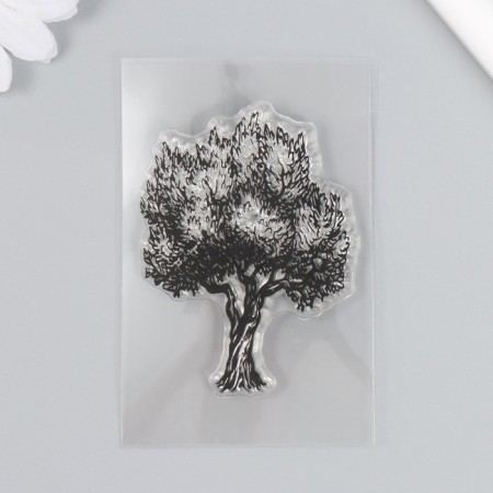 Stamp for creativity Silicon "Tree" 9x6 cm