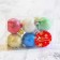 Set of balls plastic D-4 cm, 6 pcs "Serena" mix