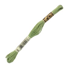 The threads of the DMC 117 (368), 12 pcs. packaged