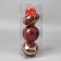 A set of jewelry plastic 3 pcs "Evening Fun" 10x10 cm, red-gold