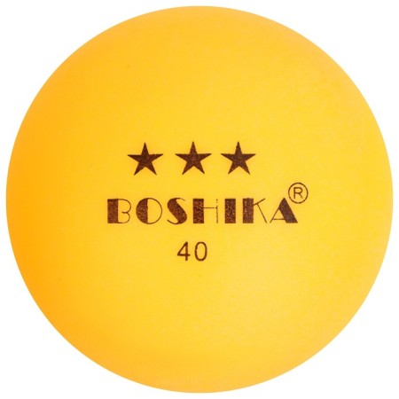 A set of balls for table tennis Boshika, D = 40 mm, 3 stars, 3 pcs., Orange color-3