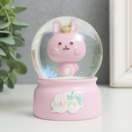 Souvenir Polystone Water Ball Light "Happy Beast" MIX 6x6x8.5 cm-2