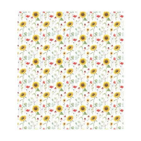 A set of napkins for setting the table "Sunflower and poppies", rectangular, size 32x46 cm, 4 pcs-2