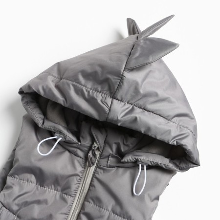 Children's vest, gray color, height 104 cm-1