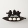Souvenir of cast iron stand "Three birds on a branch by the sheet" 11.5x28x9 cm
