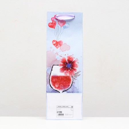 Package laminated for a bottle "glass" 12x36x9-1