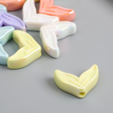 Busina for creativity plastic "Fish tail. Purumatic gloss" mix 0.8x2x2.9 cm-1