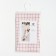 Set of napkins Ethel "Cell" 30x40 cm - 2 pcs, 80% HL, 20% PE, satin 110 g/m2