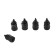 Rubbed self -tires for repairing tires, 12.7 × 6.8 mm, set 5 pcs