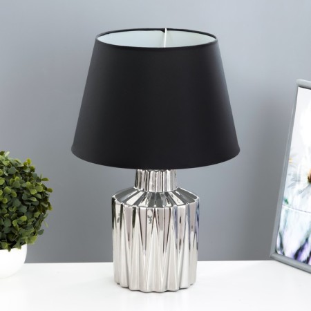Faivi table lamp E14 40W silver 27x27x43 cm Risalux
