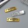 Invisible hair "Hadley" (set of 3 pcs) straight, 5 cm, brown