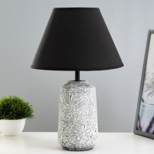 Amaltia desktop E14 40W white-black 22.5x22.5x36 cm Risalux