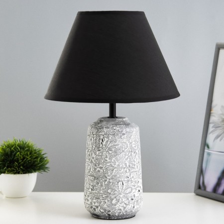 Amaltia desktop E14 40W white-black 22.5x22.5x36 cm Risalux