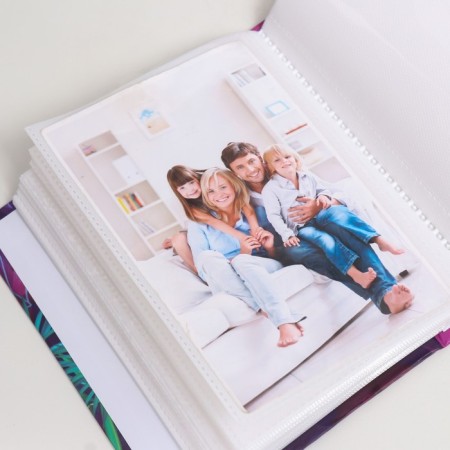Photo album in 100 photos 10x15 cm, plastic. Belle Fleur sheets Jungle-3