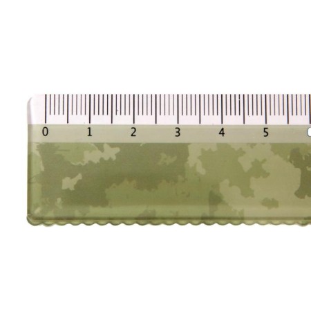 Line 20 cm Happygraphix "Military Pattern", with a wavy edge-2