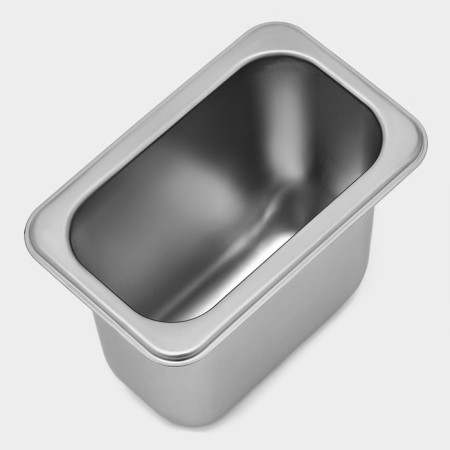 Gastrootiness 1/9 of stainless steel, 150 mm, 17.6 × 11.2 × 15 cm, thickness 0.8 mm-1