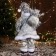 Santa Claus "In a suit with sequins and gifts" 43 cm, silver