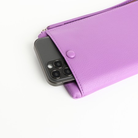 Women's wallet with lightning, lilac color-3