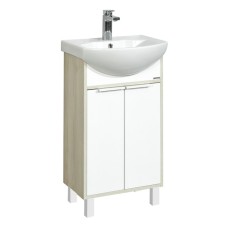 Тумба под раковину AQUATON Рико 50 белый ясень фабрик 1A212401RIB90