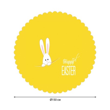 The tablecloth “Easter rabbit”, round, Saten, d = 150 cm-1