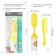A set of combs with a rattle "Baby", 2 pcs., Yellow color, Mix drawing
