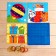 Geobord "New Year's tasks" with interchangeable pictures and rubber bands, mix