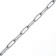 Collar - metal nozzle, welded chain, 50 cm, wire thickness 3 mm