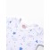 Body baby with a short sleeve "Giraffes", white/blue color, height 80