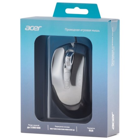 Acer OMW124 Black Optical Mouse (6400DPI) USB (6but)-9