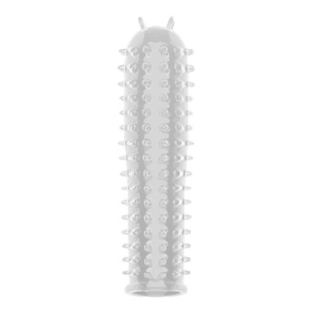 The penis is massage, soft, with antennae, mods, silicone, transparent-2