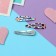 Invisibility for hair "Selena" (set 6 pcs) summer, 4.5 cm, mix