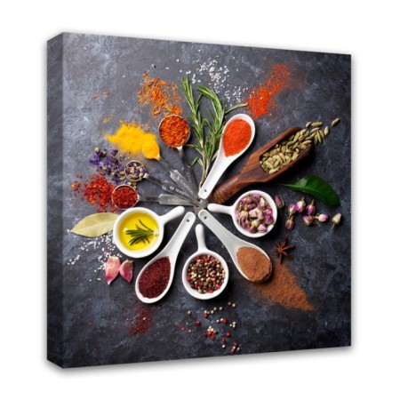 Picture on the subframe of "spices" 40*40 cm-1