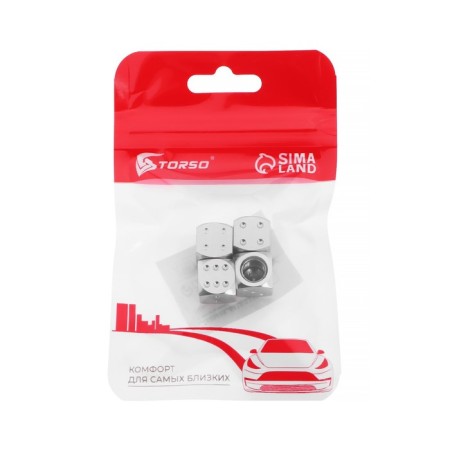 Cap on the valve Torso Cube, chrome, set 4 pcs-2
