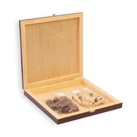 Wooden chess "Golden Classic" 30 x 30 cm, board game, King H-8 cm-4