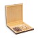 Wooden chess "Golden Classic" 30 x 30 cm, board game, King H-8 cm
