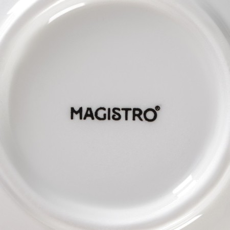 Porcelain plate for Magistro paste "Cerera", 400 ml, d = 19.5 cm, blue color-4