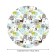 Tables on the table "Deer and flowers", round, oxford, elastic band, size 140x140 cm, diameter 105-120 cm