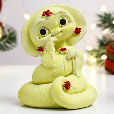 Figure "Snake in Panama" Lemon, 8x6cm