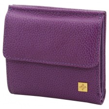 Purpur wallet, matte skin, purple color