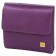Purpur wallet, matte skin, purple color